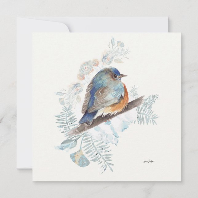 Bluebird Watercolor Art (Frente)