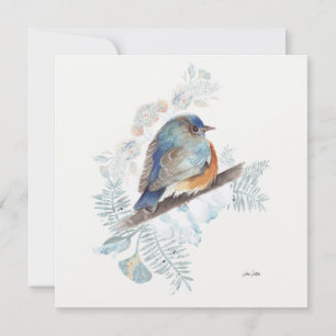 Bluebird Watercolor Art