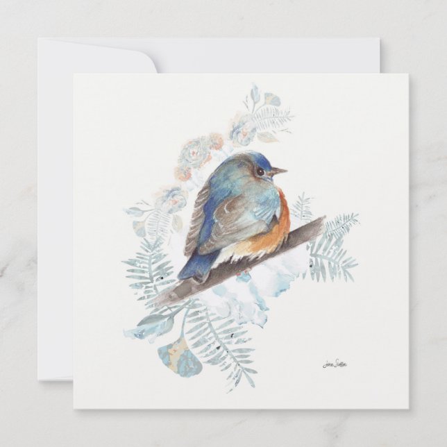 Bluebird Watercolor Art (Frente)