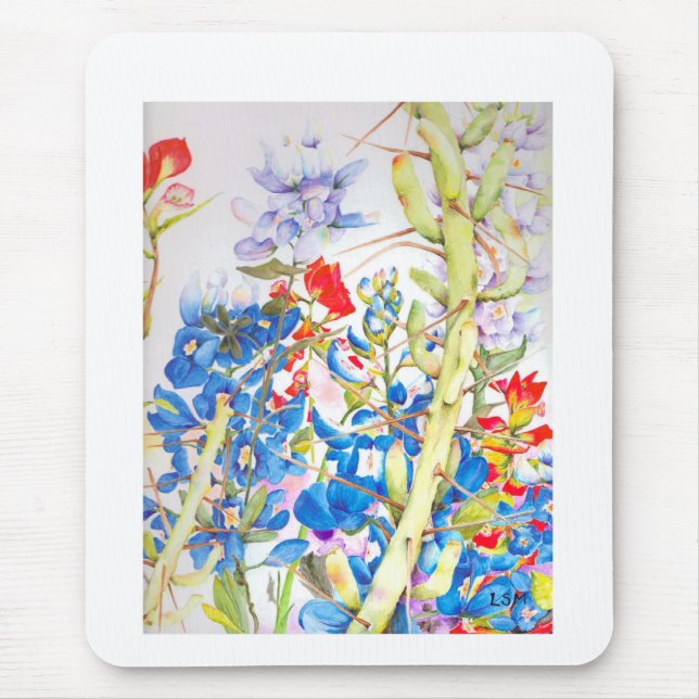Bluebonnet de Texas Mousepad (Frente)