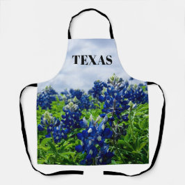 Bluebonnets Blue Floral Texas Texan Elegante