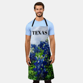 Bluebonnets Blue Floral Texas Texan Elegante