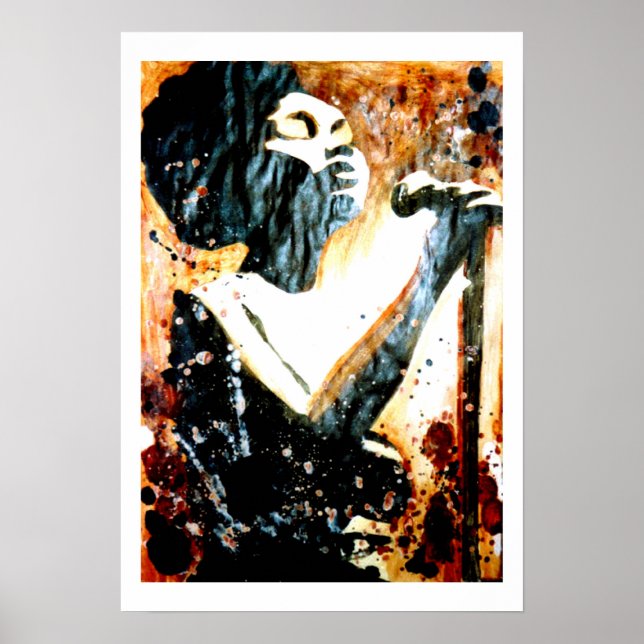 Blues em Poster castanho (Frente)
