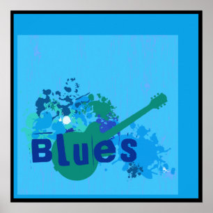 Blues no Poster Blues