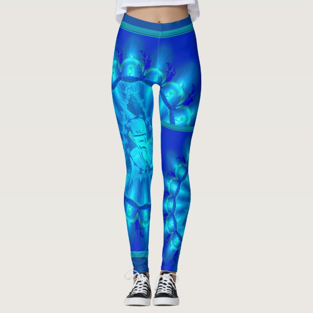 Blues pesados - Leggings para fazer um trabalho su (Frente)