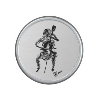 Bluetooth Speaker Auto-falante de Bluetooth do Doodle do violoncelo