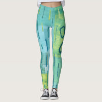 Bluey-greens 3 Leggings