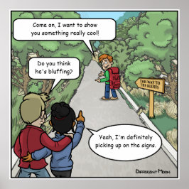 Bluffing Engraçado Poster