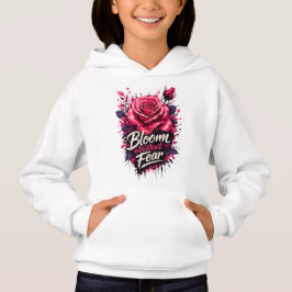 Blume Sem Medo Rosa Pink Kids Capuz