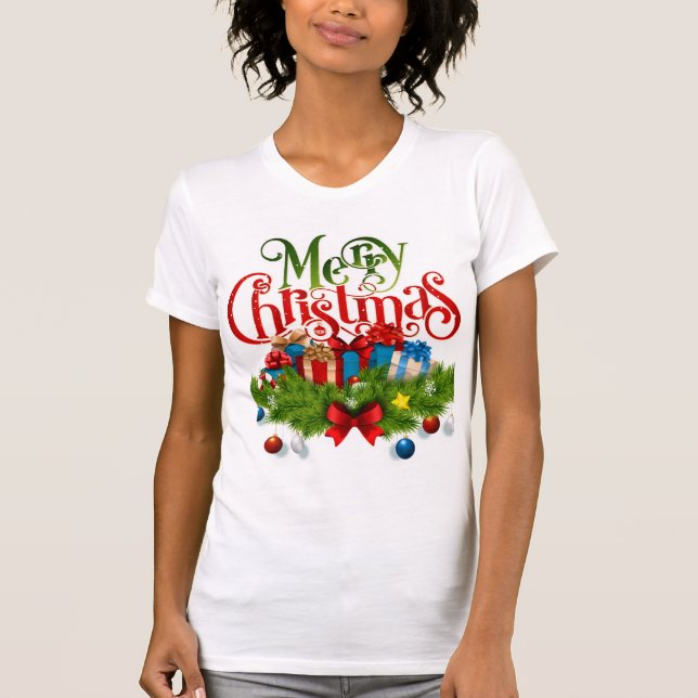 Blusa camiseta de natal  (Frente)