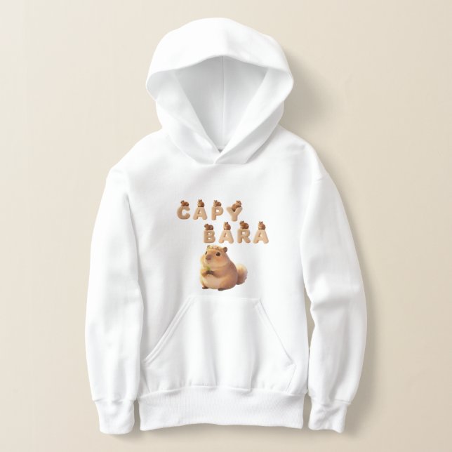 Blusa com Capivara Fofa e Fofolete Gráfico, Adoráv (Postura )