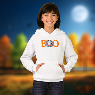 Blusa com capuz Boo Spooktacular fofo de Halloween