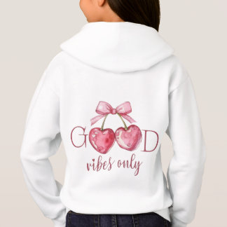 Blusa Cute Cherry Good Vibes Only Estética