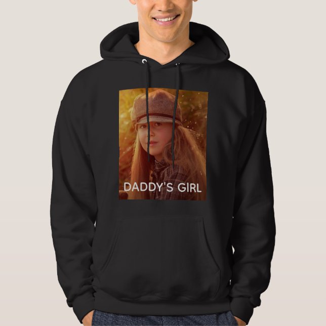 BLUSA DE CAMISA COM CAPUZ FOTO PERSONALIZADA PAI (Frente)