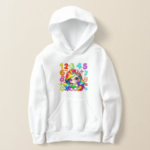 Blusa de Cores com Números de Matemática para Cria