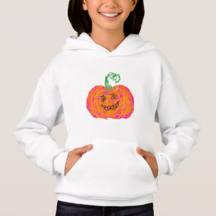 Blusa de Halloween com Abóbora Lápis de Cor Fofa p