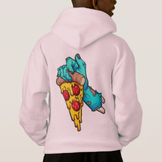 BLUSA DE MALHA COM FATIA DE PIZZA DE HALLOWEEN PAR
