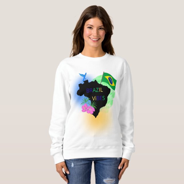 Blusa de Moletom de Meninas Fofas – Suéter Confort (Frente Completa)