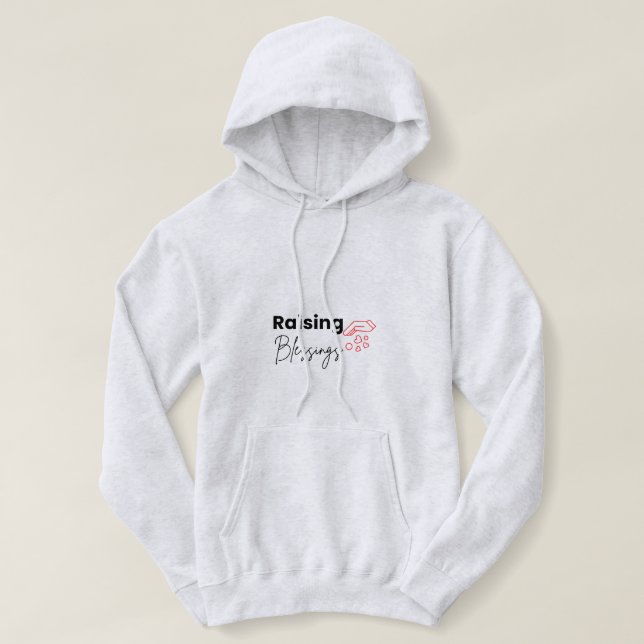 Blusa de Moletom Mãe Cristã Eleva Bênçãos (Frente do Design)