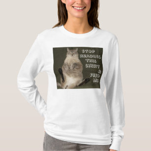 Blusa Feminina de Moletom "PARE DE LER CAMISA E ME