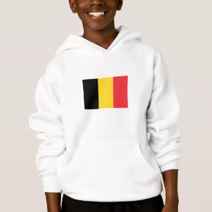 Blusão com Capuz da Bandeira Patriótica Belga