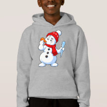 Blusão de Criança com Boneco de Neve Engraçado Cen