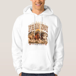 Blusas de Moletom Fé Cristã Cavalos Selvagens Não