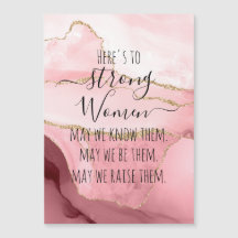 Blush Agate Aqui está para Mulheres Fortes