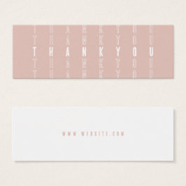 Blush Cartões de agradecimentos moderno para peque