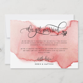 Blush, Casamos, Anúncio Elope.