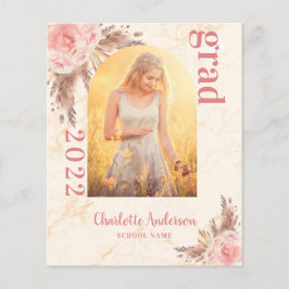 Blush de orçamento grama pampas graduação agradeci