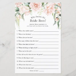 Blush e Greenery que conhece o melhor jogo da noiv