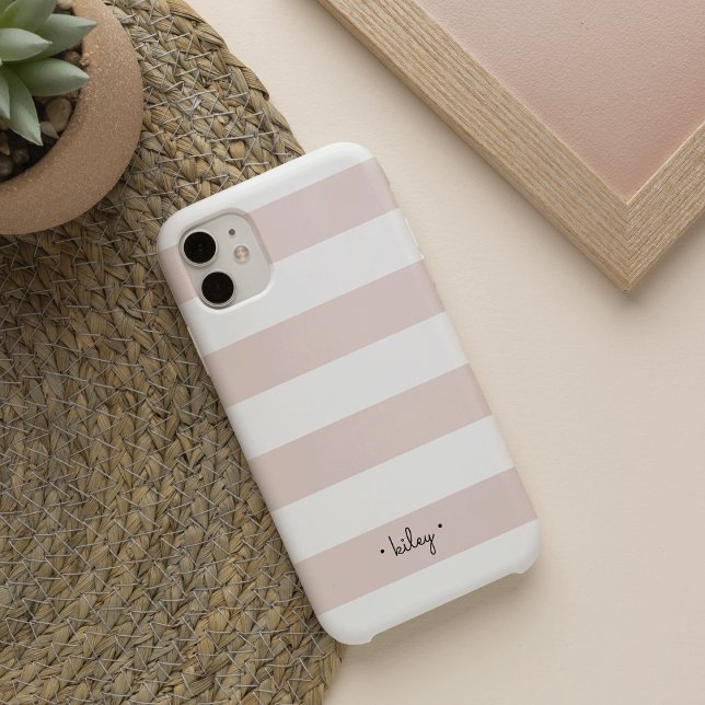 Blush e White Stripe Personalizados (Criador carregado)