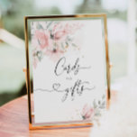 Blush floral Cards e presentes Poster<br><div class="desc">Rosa de Blush Cartões florais e ofertas Poster de Correspondência disponíveis.</div>