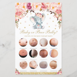 Blush Floral Elephant O que há no seu jogo telefôn