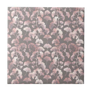Blush Ginkgo Luxe – Botânica Dourada em Preto (2)