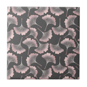 Blush Ginkgo Luxe – Botânica Dourada em Preto (8)