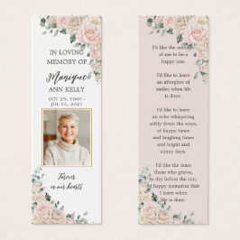 Blush Ivory Floral Foto Funeral