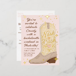 Blush Nash Bash Cowgirl Boot Festa de solteira