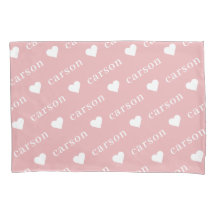 Blush Rosa Simples Nome Repetindo Personalizado