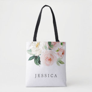 Blush Tote Bag Personalizado de presentes da Bride