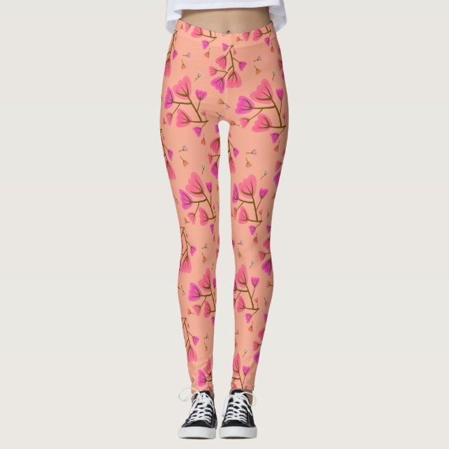 Blushing Petals Leggings (Frente)