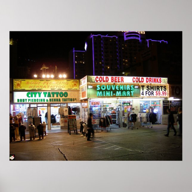 Blvd de Las Vegas. Turístico Compra Impressão de P (Frente)