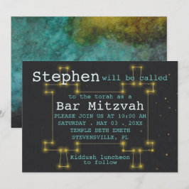 BM Bat Bar Mitzvah deste Convite Torah Mundial