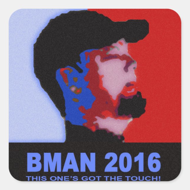 BMAN 2016 Adesivos brilhante (Frente)