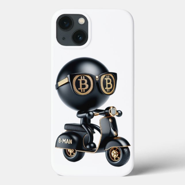 Bman de Scooter, Bitcoin, por Natasha Us   (Verso)