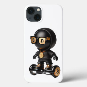 Bman num Hoverboard, Bitcoin, por Natasha Us  