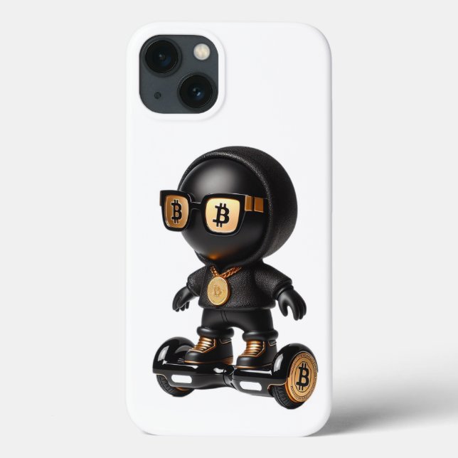 Bman num Hoverboard, Bitcoin, por Natasha Us   (Verso)
