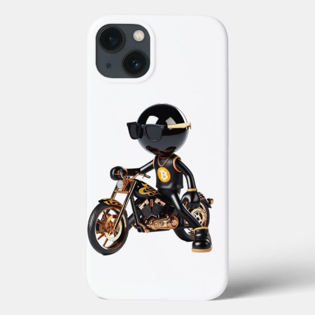  Bman on a Bike, Bitcoin, by Natasha Us   (Verso)