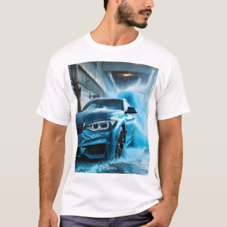 "BMW Blue: Design de camisetas masculinas para ent